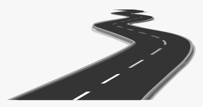 Asphalt Road Png - Graphic Of A Road, Transparent Png