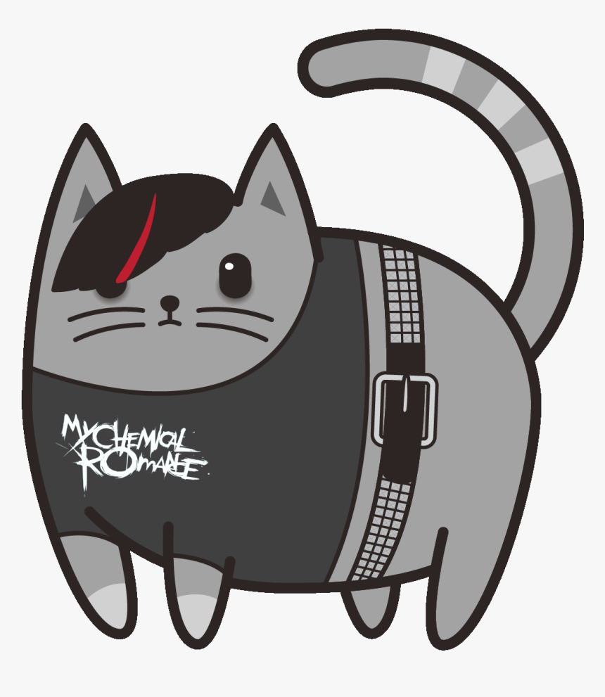 My Chemical Romance Cat, HD Png Download