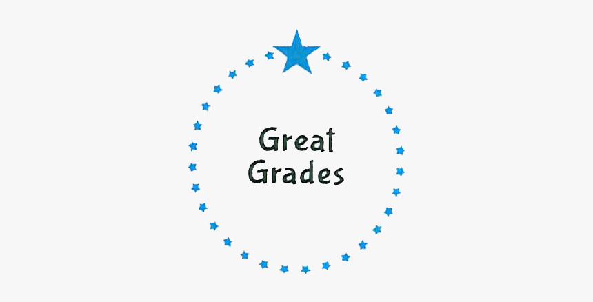 Great Grades Star Circle - Circle, HD Png Download