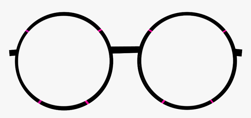 #glasses #freetoedit #귀여운 #可愛い #mimi #ftestickers #picsart - Circle, HD Png Download