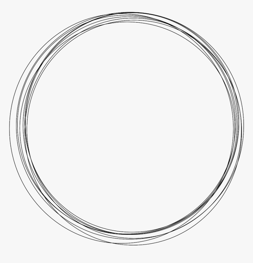 #black #circle #frame - Jennifer Zeuner Chain Necklace, HD Png Download
