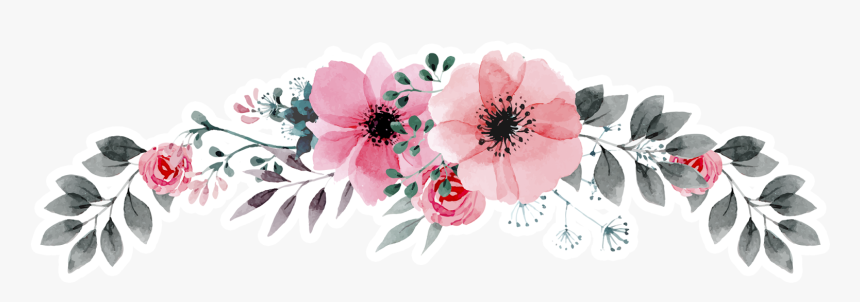 Topo Para De Bolo Floral, HD Png Download