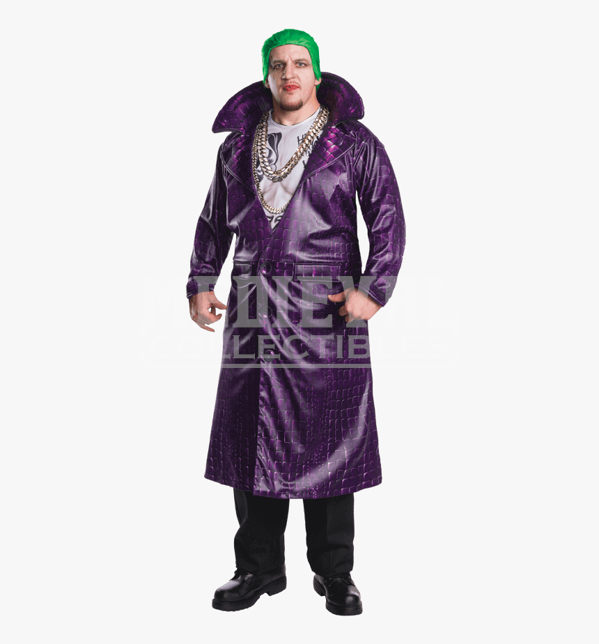 Deluxe Plus Size Suicide Squad Joker Costume , Png - Joker From Suicide Squad Costume, Transparent Png