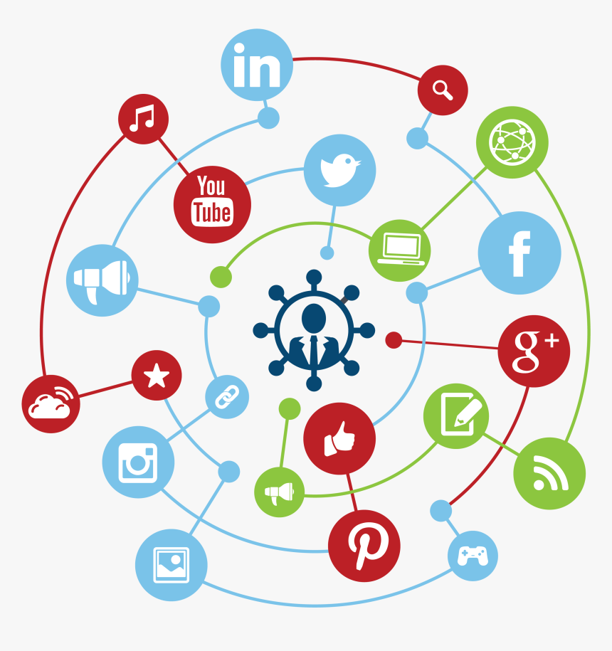 Social Media Connection Concept, HD Png Download