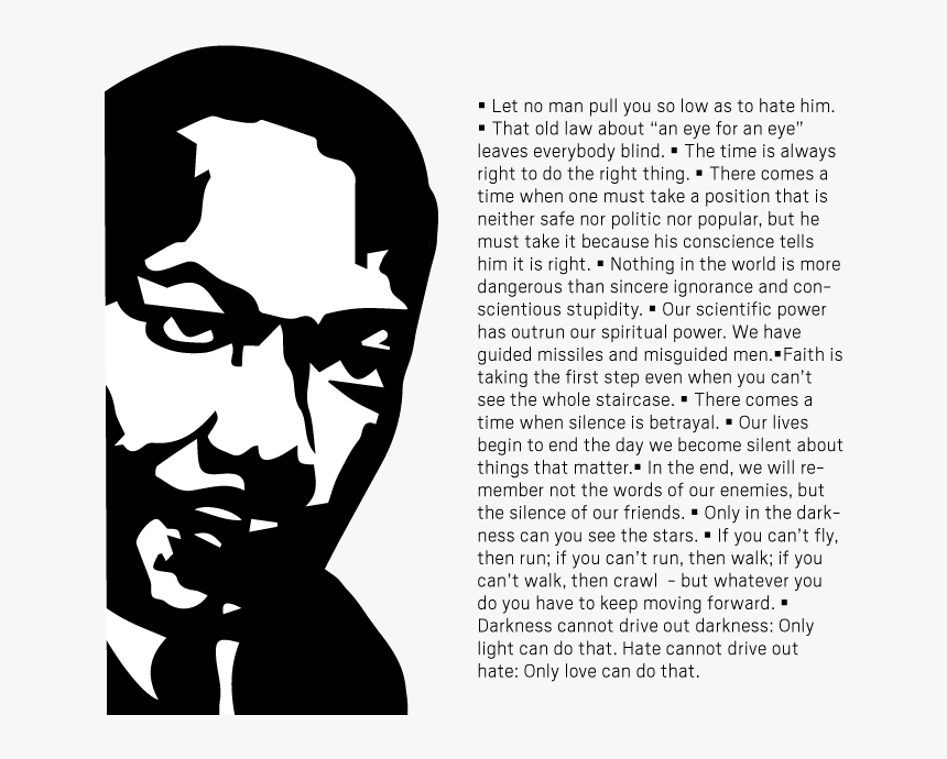 Let Us Be Dissatisfied Martin Luther King, HD Png Download