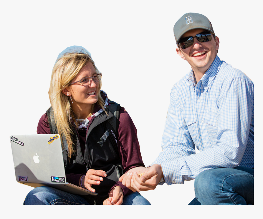 Faculty And Student Work In Field - Girl, HD Png Download