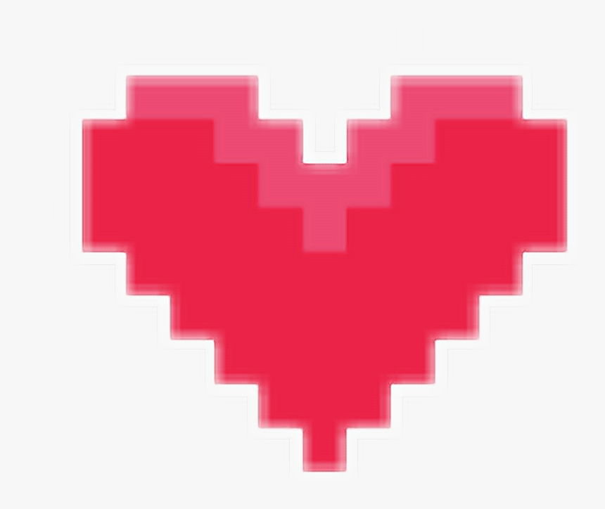 #8bit #hearts #heart #tumblr - Beautiful Style For Heart, HD Png Download