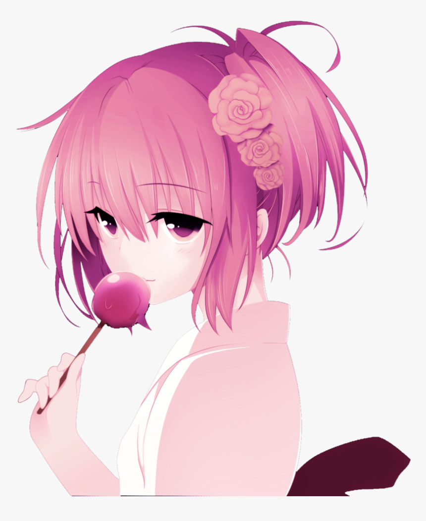 Anime Girl Pink Png - Anime Girl Png Pink, Transparent Png