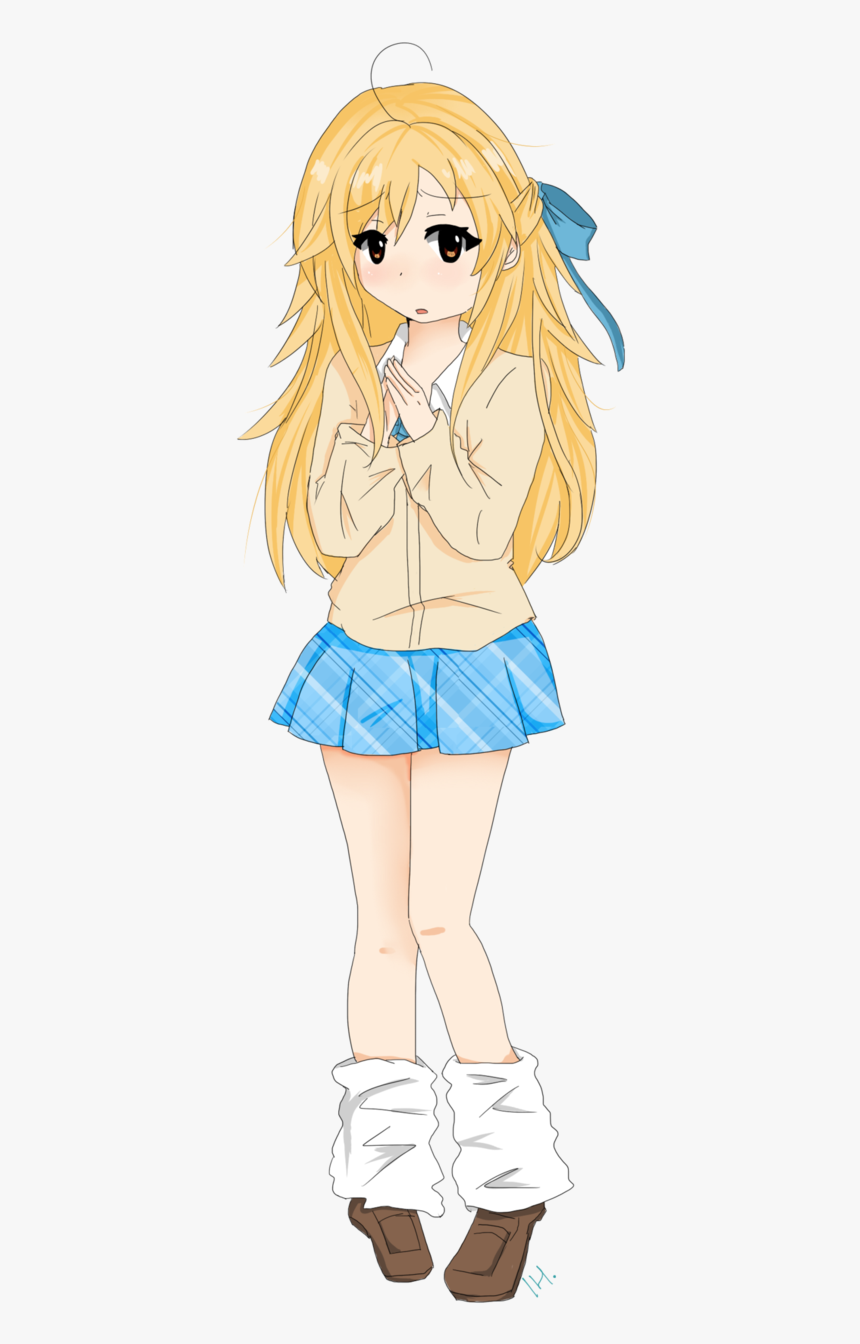 Shy e. Shy school girl.