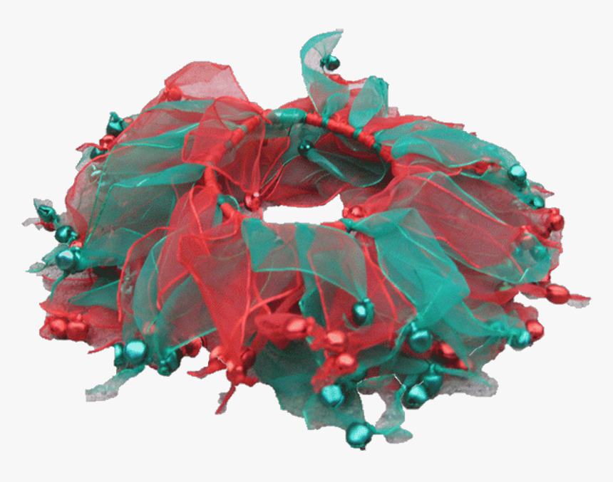 Jingle Bell Christmas Party Collar For Cats And Dogs - Wreath, HD Png Download