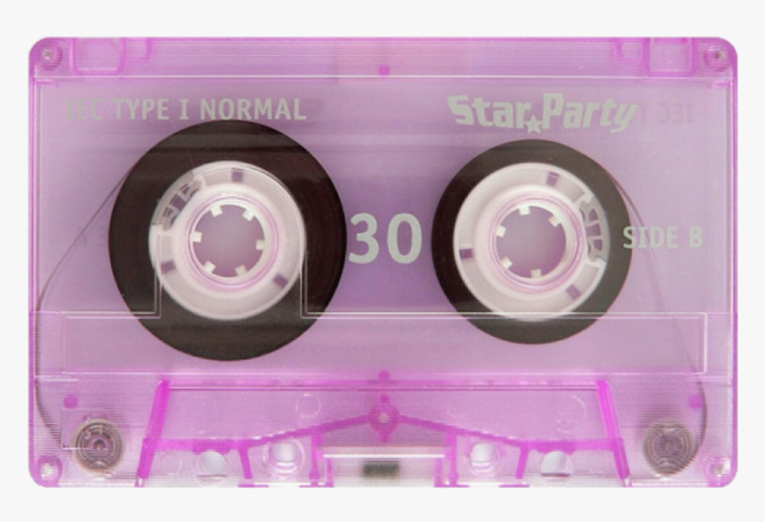#freetoedit #tape #purple #aesthetic #sticker - Pink Cassette Transparent Png, Png Download
