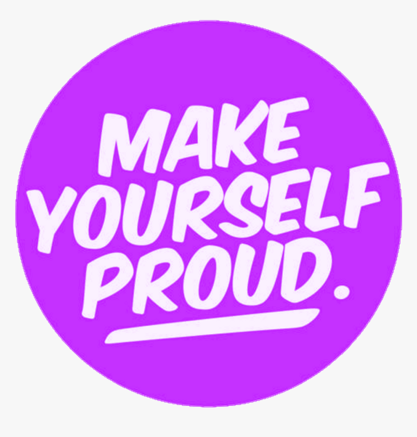 #purple #believeinyourself #text #aesthetic #purpleaesthetic - Circle, HD Png Download