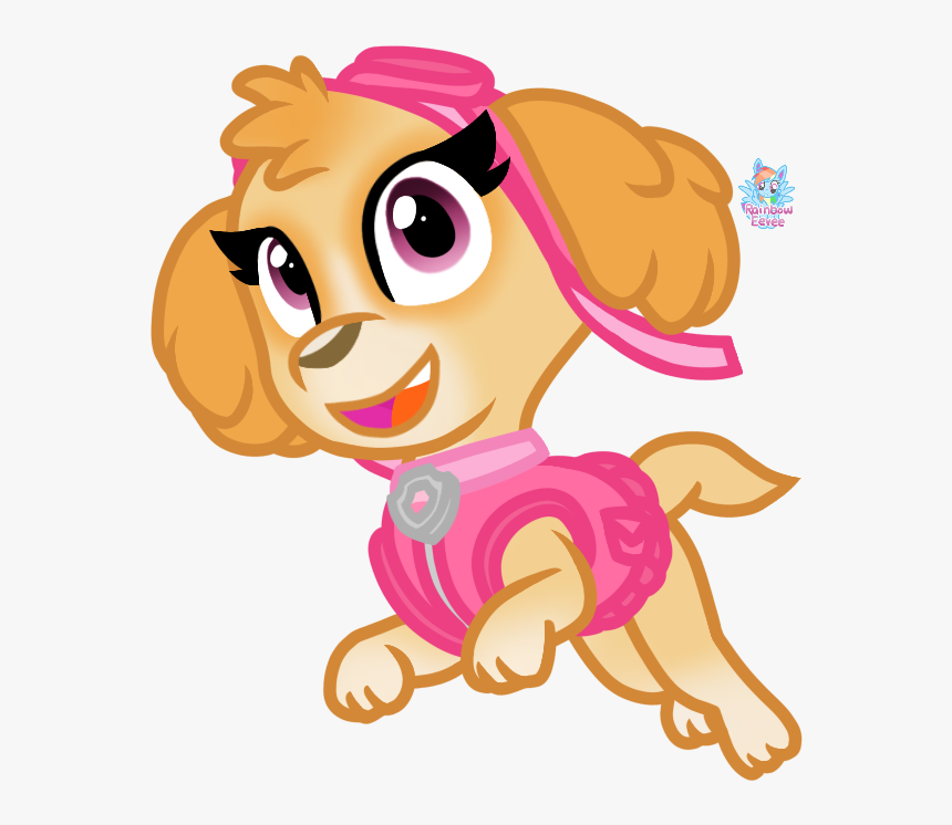 Skye Paw Patrol - Chase And Skye Paw Patrol Rainbow Da, HD Png Download