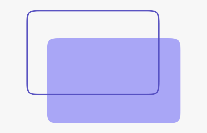 #geometric #rectangle #neon #border #frame #freetoedit - Cobalt Blue, HD Png Download