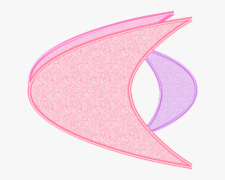 #geometric #moon #figure #neon #border #frame #freetoedit, HD Png Download