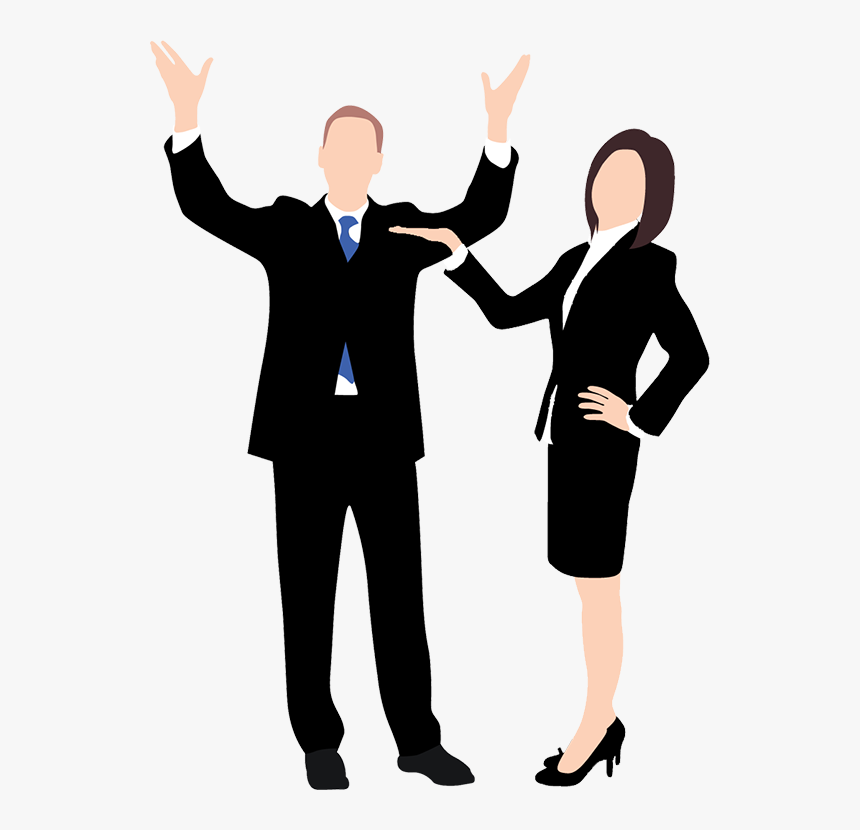 Man Hand Up Silhouette, HD Png Download