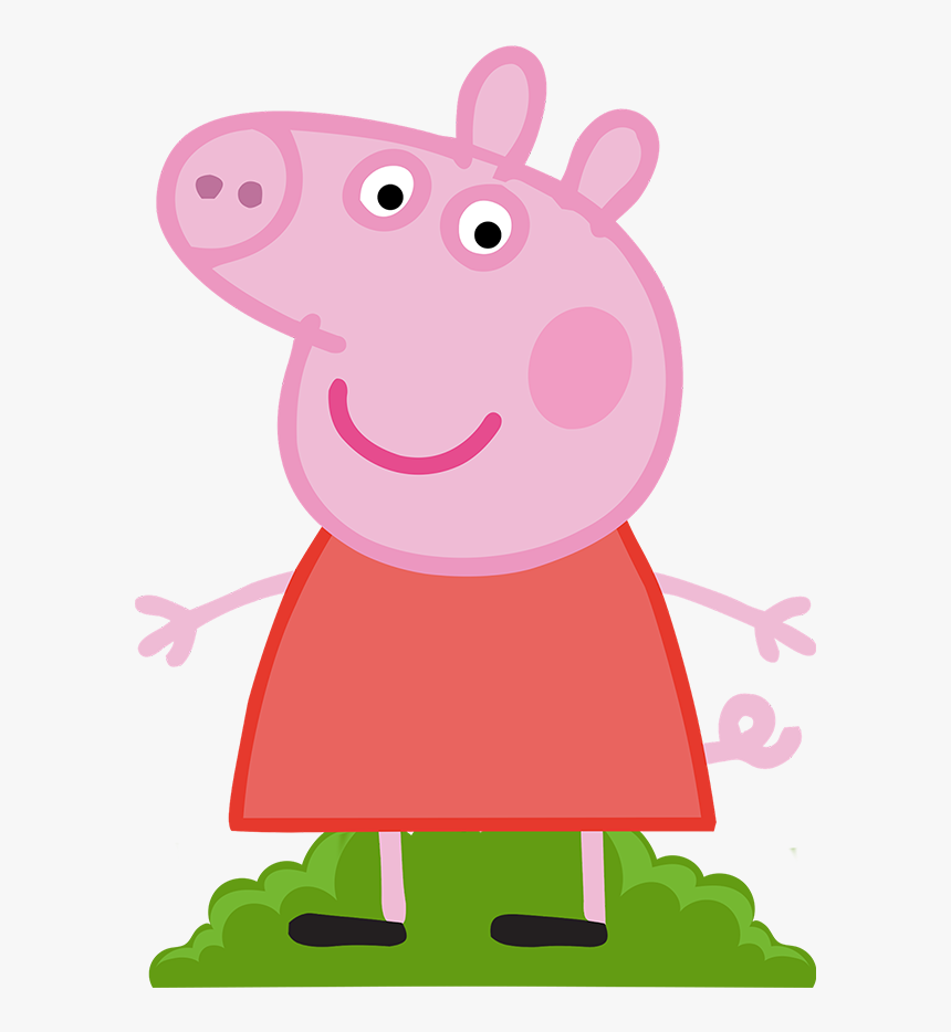 Peppa Pig Mini Figurine Set Clipart , Png Download - Peppa Pig Png Transparent, Png Download