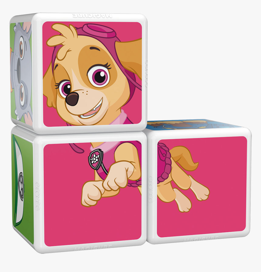 Geomag Magicube Chase, Skye And Rocky, HD Png Download