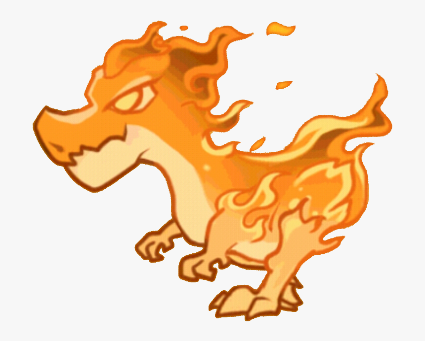 Flaming Dragon - Flaming Dragon Png, Transparent Png