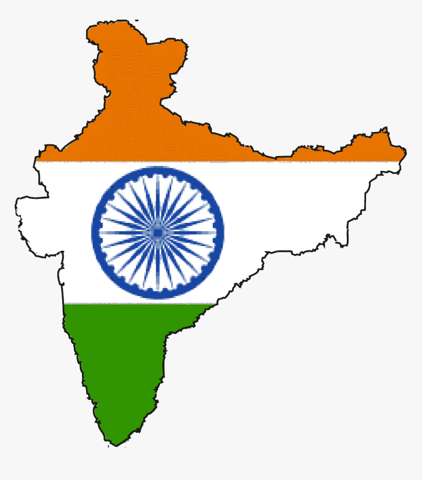 Demand Indian Hospital Provide Better Care For Patients - Indian Flag Country Shape, HD Png Download