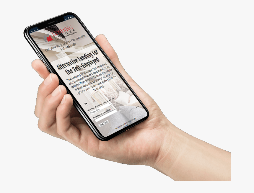 Iphone With Quiz On Screen - 4ft Fibre Optic Christmas Tree, HD Png Download