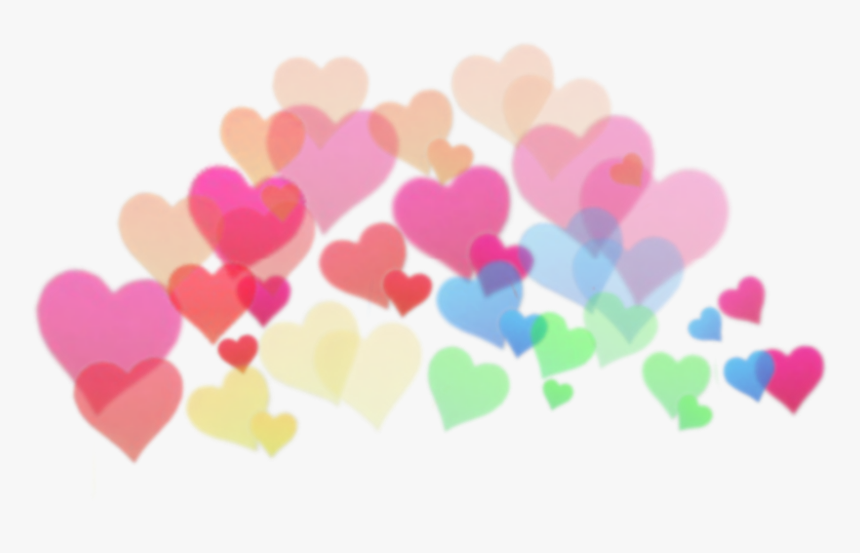 #heartcrown #rainbow - Heart, HD Png Download