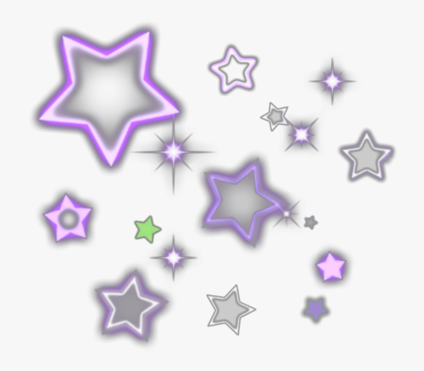 #purple #star #red #spiral #aesthetic #crown #taç #grid - Star, HD Png Download