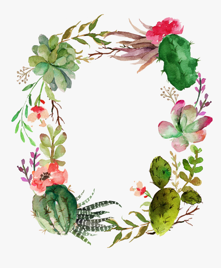 Wedding Invitation Paper Bridal Shower Succulent Plant - Succulent Themed Baby Shower, HD Png Download