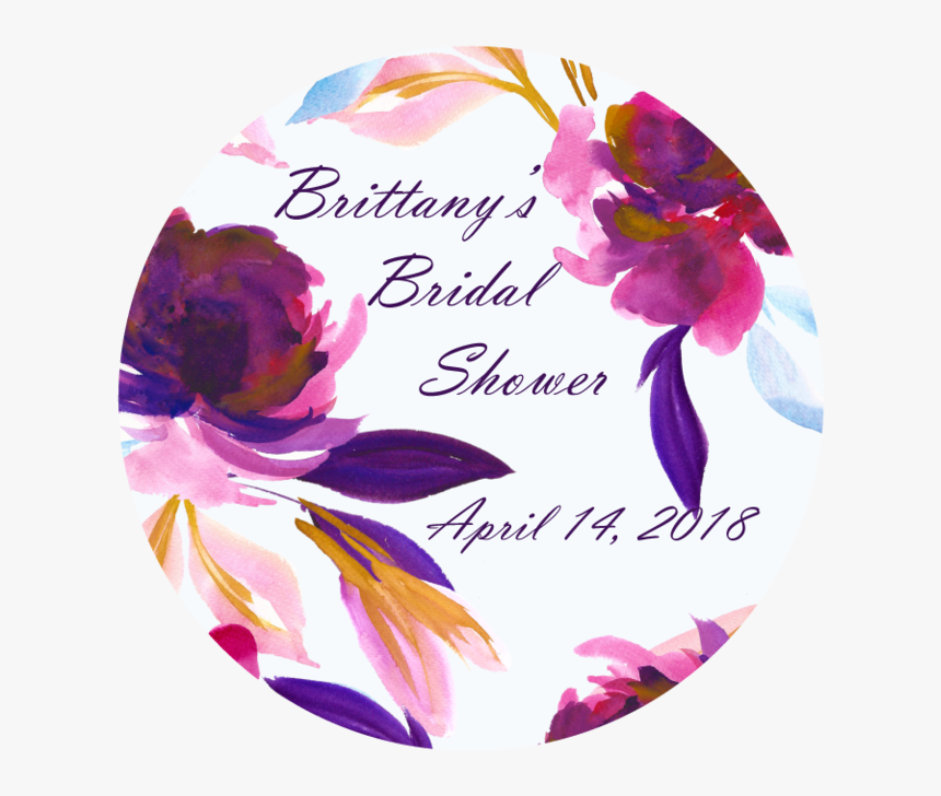 Bridal Shower Favors Premier - Watercolor Painting, HD Png Download