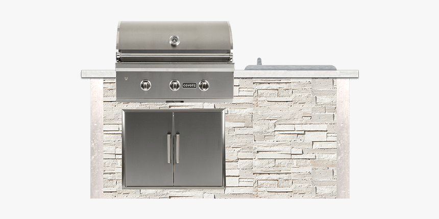 Outdoor Kitchen Silver Stacked Stone, HD Png Download