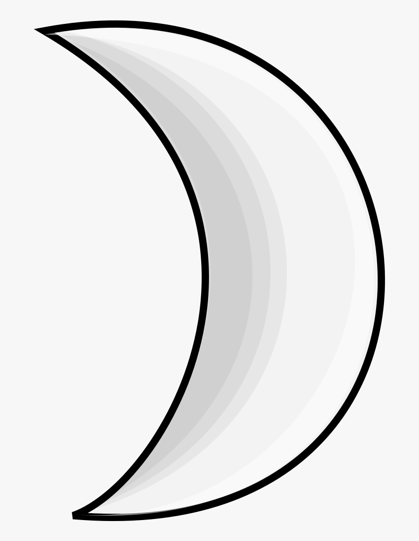 Clipart Moon Sliver - Weather Symbols Moon, HD Png Download