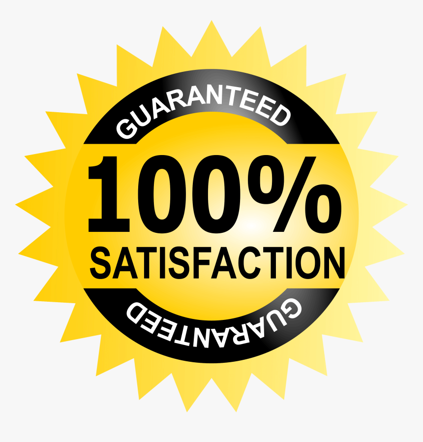 100% Satisfaction Guaranteed, HD Png Download