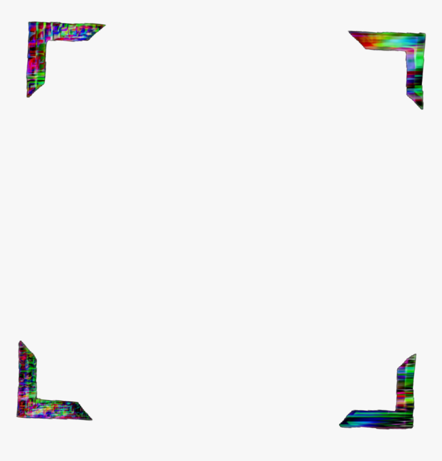 #frame #glitch #vcr #square #popart #kpop - Flag, HD Png Download
