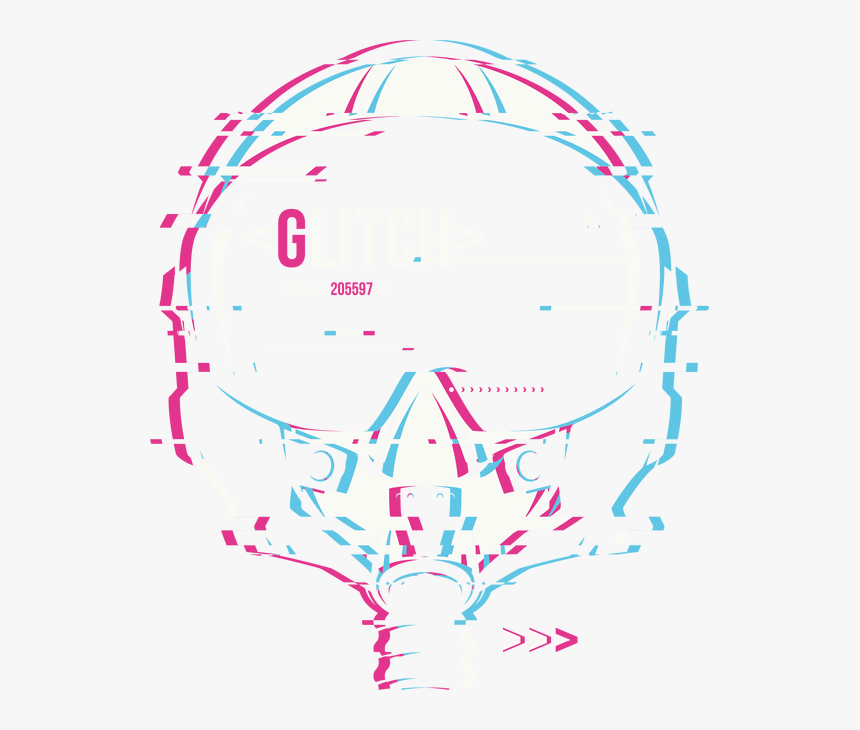 Glitch 01 Póló Minta - Circle, HD Png Download