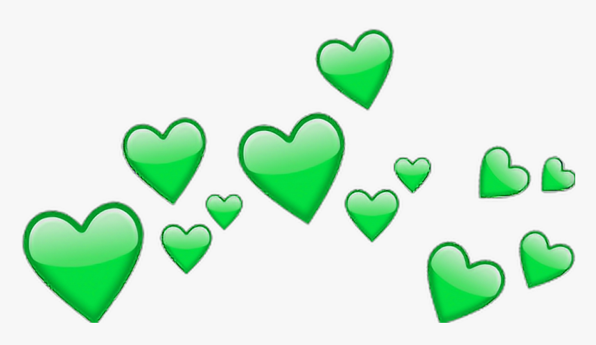 #heart #emoji #emojiheart Hearts #emojihearts #crown - Corona De Corazones Png, Transparent Png