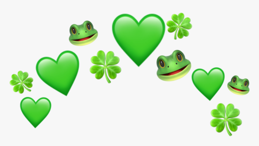 💚🐸🍀 - Heart, HD Png Download