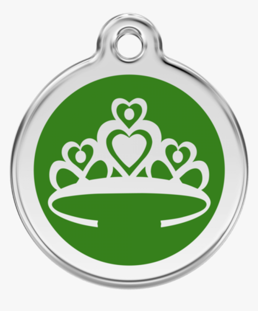 Green Crown Pet Tag - Red Dingo, HD Png Download
