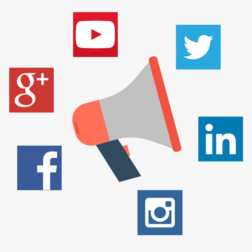 Social Media Marketing - Business Social Media Illustration, HD Png Download