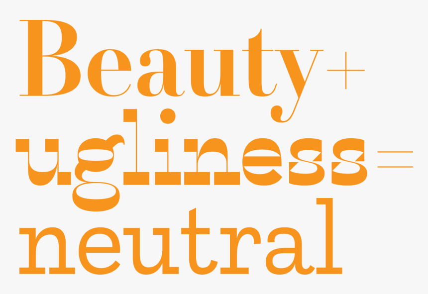 Lettering Of Ugliness, HD Png Download