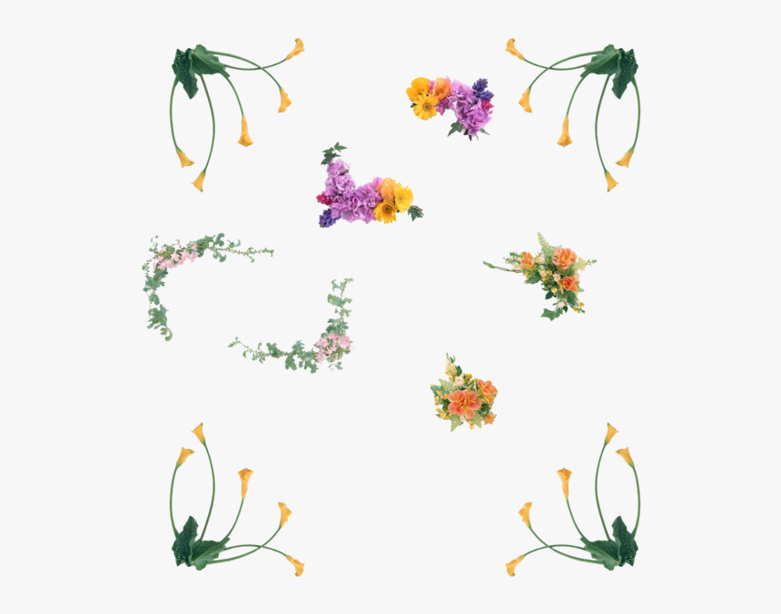 Flower Corners Png By - Urime Per Diten E Xhumas, Transparent Png