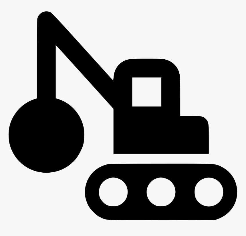 Concrete Crushing - Wrecking Ball Icon Png, Transparent Png