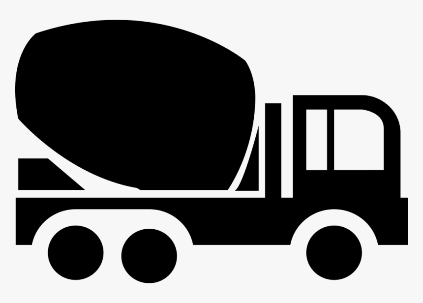 Concrete Truck - Ready Mix Truck Icon, HD Png Download