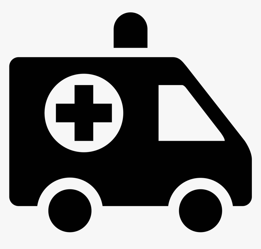 Graphic Black And White Stock Icon Free Download Png - Ambulance Icon Vector, Transparent Png