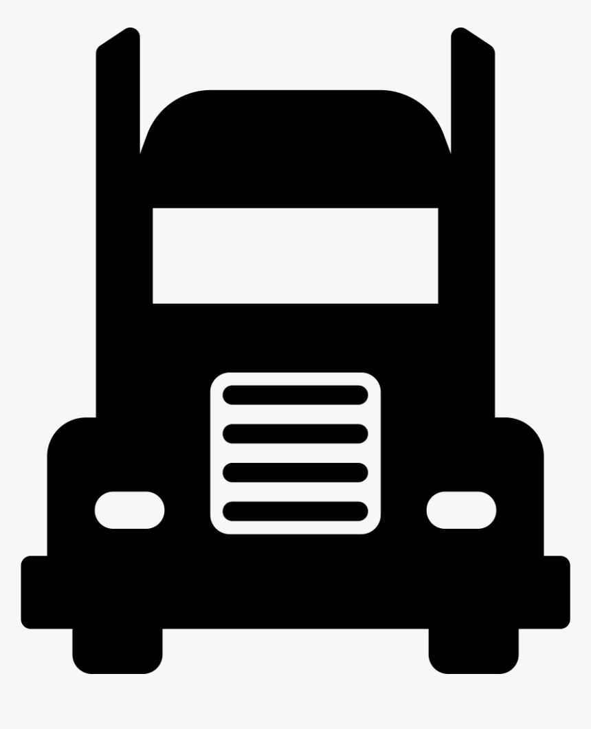Peterbilt Drawing Big Truck - Truck Icon Png, Transparent Png