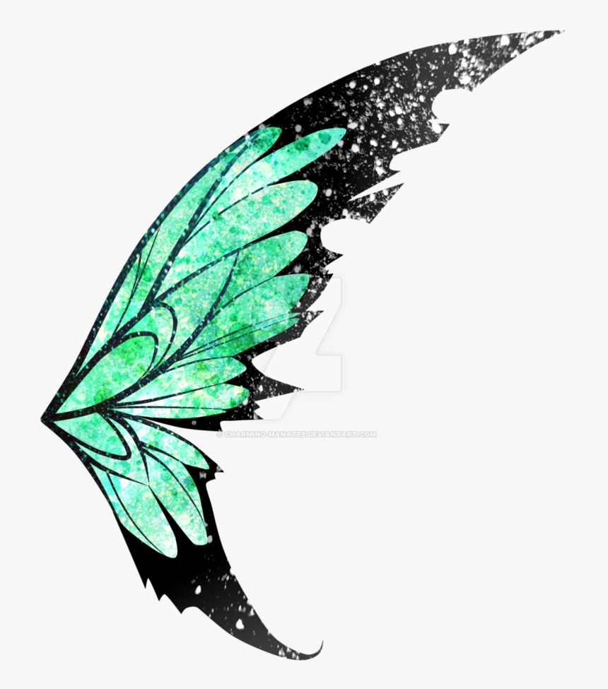 Green Fairy Wings Png - Fairy Wings Transparent Png, Png Download