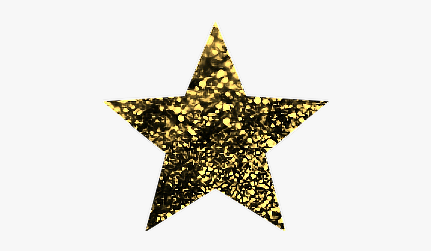 #gold #glitter #sparkle #star - Illustration, HD Png Download