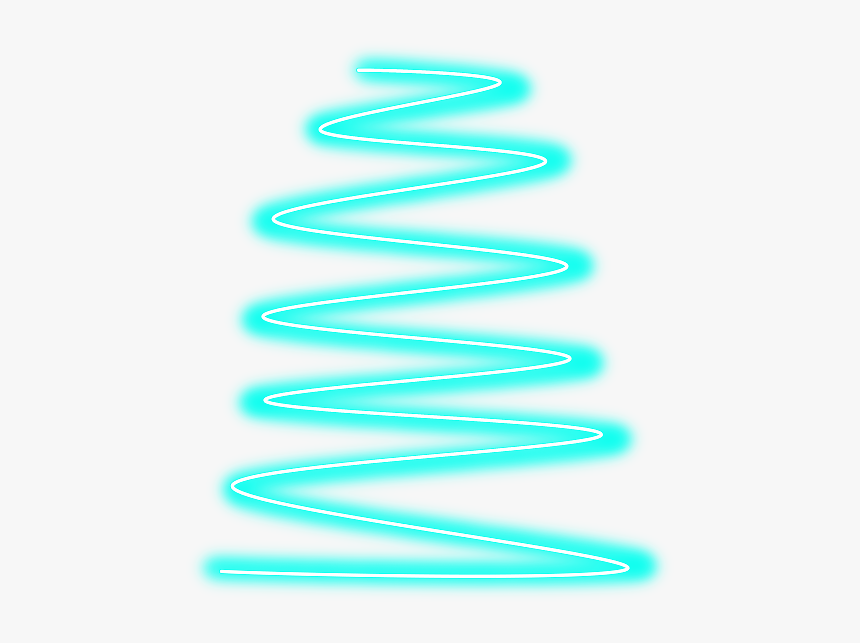 #spiral #line #neon #geometric #blue #border #frame - Yellow Neon Spiral Png, Transparent Png