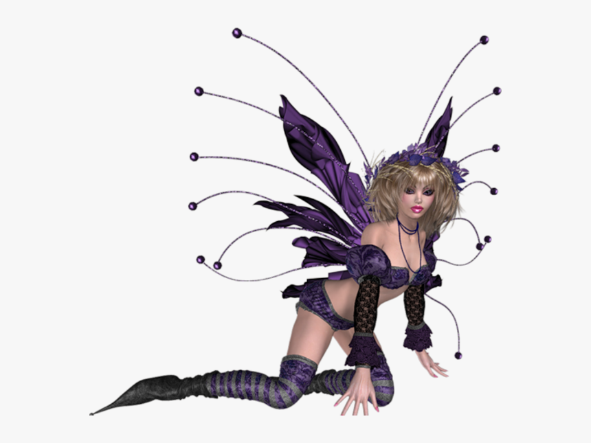 Transparent Fairy Purple - Purple Fairy Transparent Clipart, HD Png Download