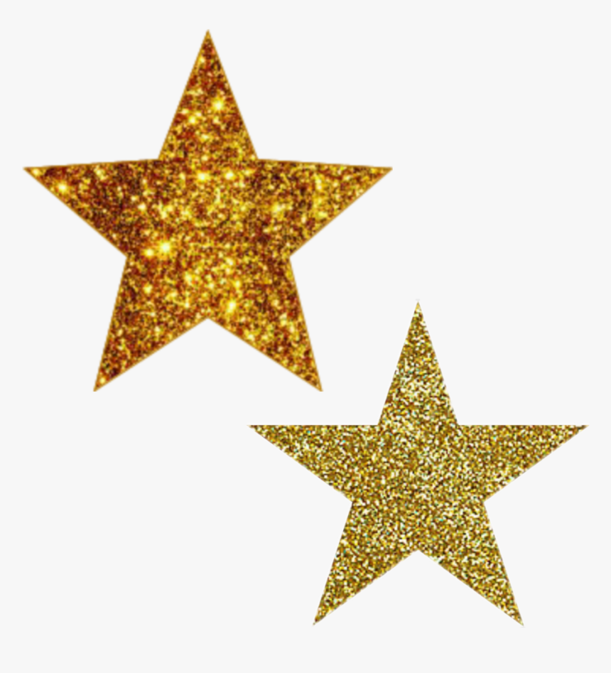 #stars #gold #glitter - King Power Racing Silks, HD Png Download