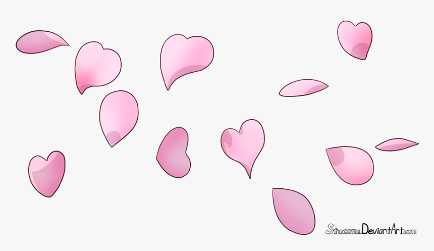 Cherry Blossom Petals Drawing, HD Png Download